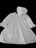 C7003. Girl's Baptism Dress with Matching Bonnet